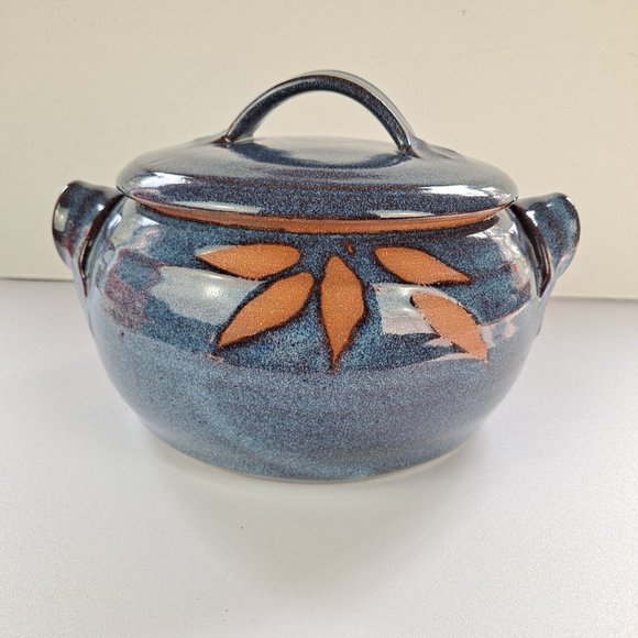 Signed Art Pottery Lidded Pot Crock - Picture 3 of 10